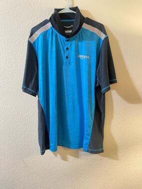 Amazon Delivery Driver Uniform Tropical Polo Shirt Men's Size 2XL Luly Yang